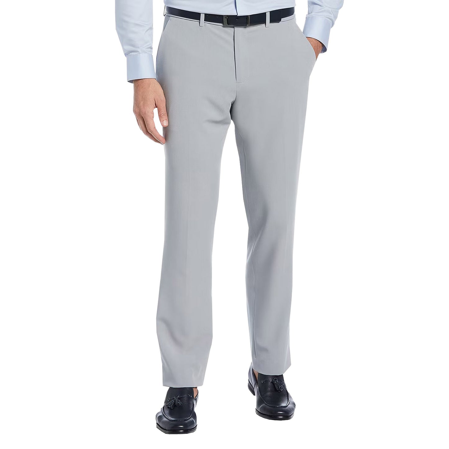 Savane Slim Fit 4-Way Stretch Flat Front Dress Pant
