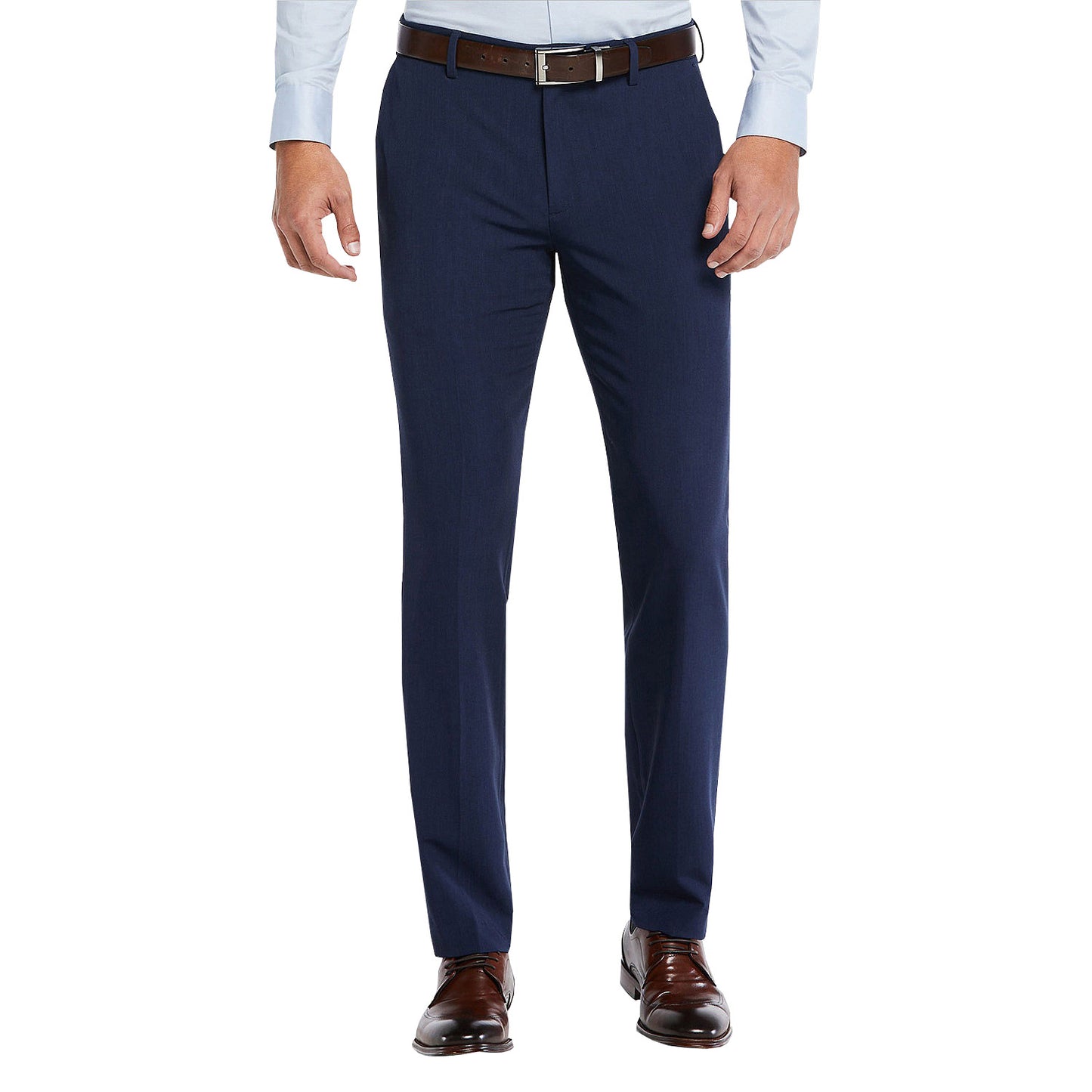 Savane Slim Fit 4-Way Stretch Flat Front Dress Pant