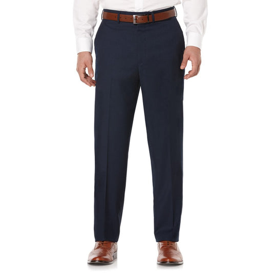 Savane Tailored Fit Active Flex Flat Front Dress Pant
