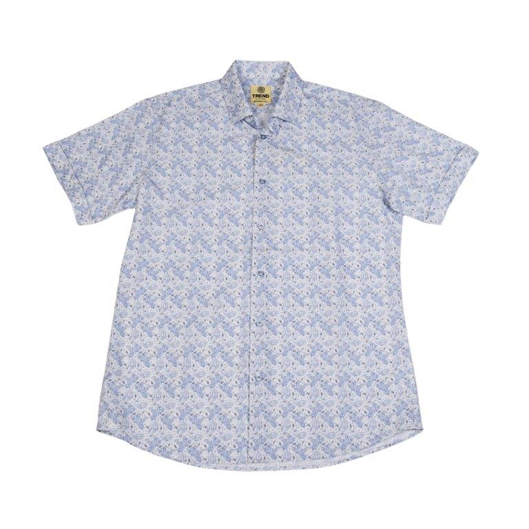 Trend by Fusion Short Sleeve Soft Paisley Print Sport Shirt