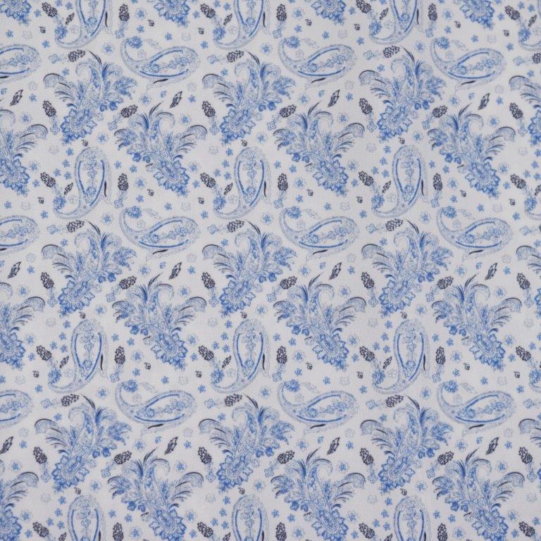 Trend by Fusion Short Sleeve Soft Paisley Print Sport Shirt