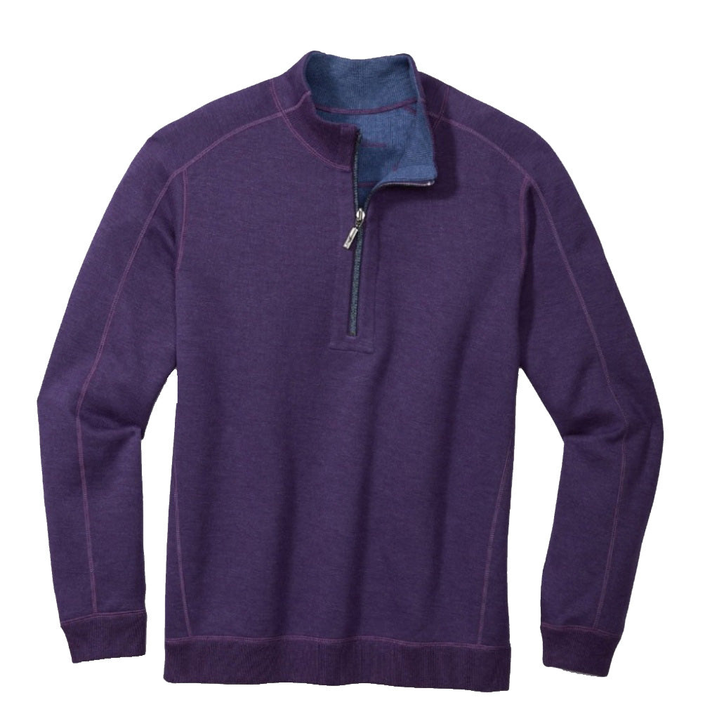 Tommy Bahama New Flipsider Half Zip Reversible Sweater